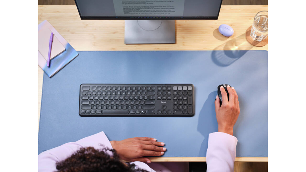 Toetsenbord Trust Vaiya Multidevice draadloos QWERTY