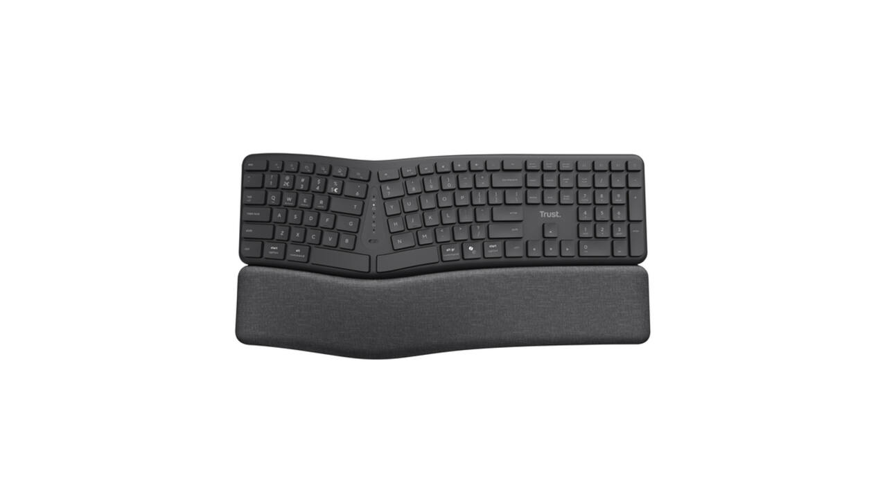 Toetsenbord Trust Keyra Ergo Multi draadloos QWERTY