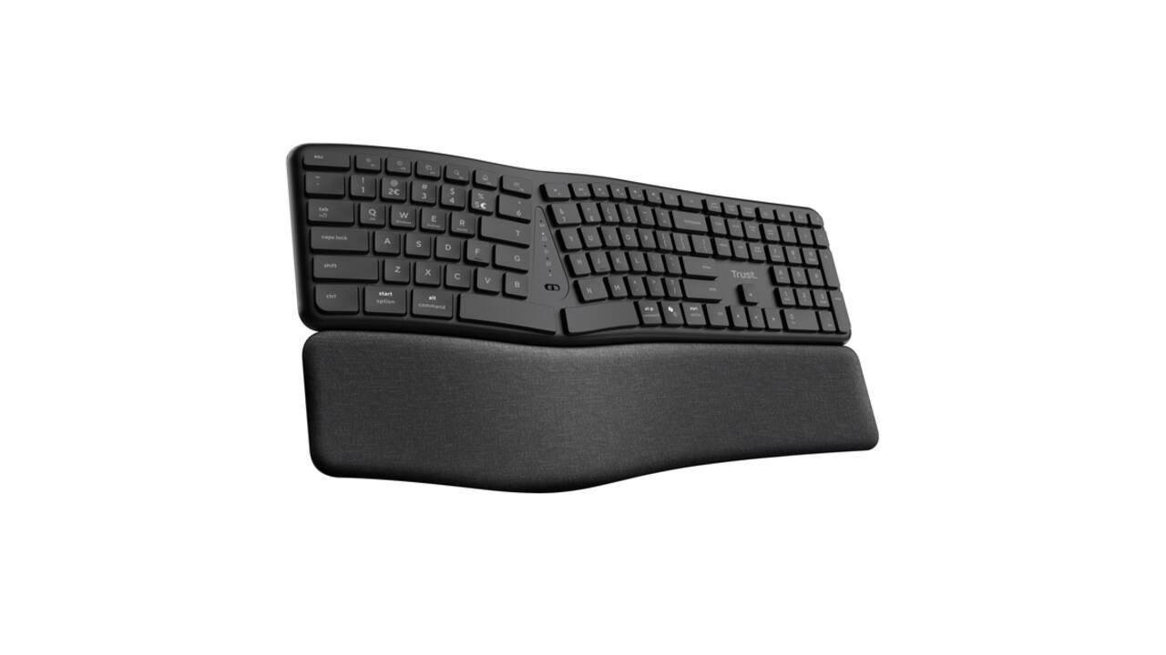 Toetsenbord Trust Keyra Ergo Multi draadloos QWERTY