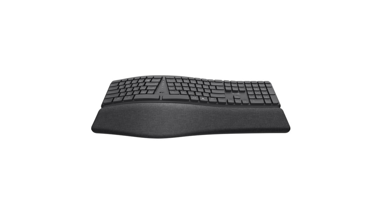 Toetsenbord Trust Keyra Ergo Multi draadloos QWERTY