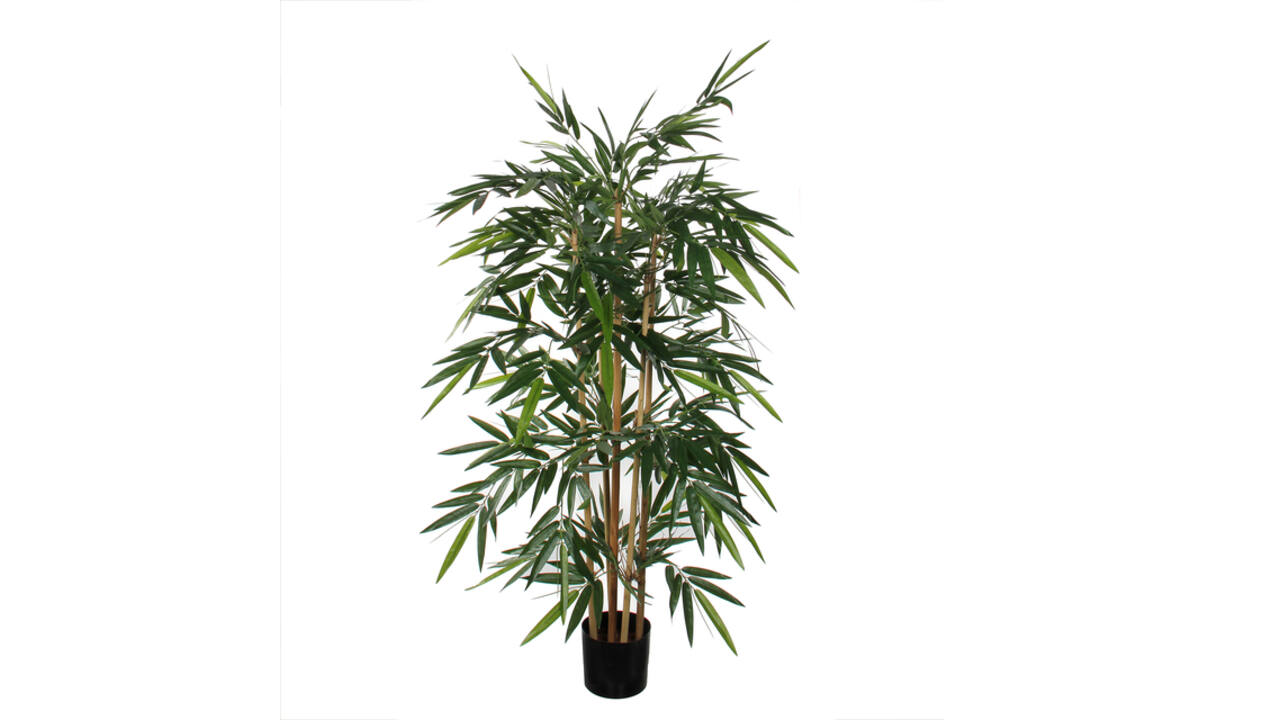 Kunstplant Mica Bamboe in plastic pot 150x75cm
