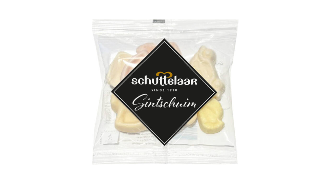 Schuimpjes Schuttelaar Sint Nicolaas 50 gram