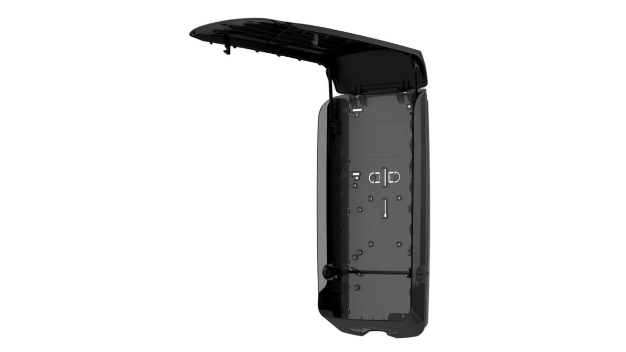 Handdoekdispenser Katrin extra groot zwart 89741