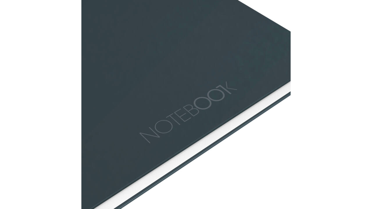Spiraalblok Oxford International Notebook A4+ lijn 160 pagina's zwart