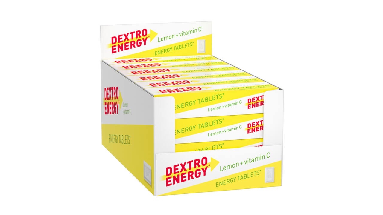 Energie tabletten Dextro Energy citroen pak 50 gram