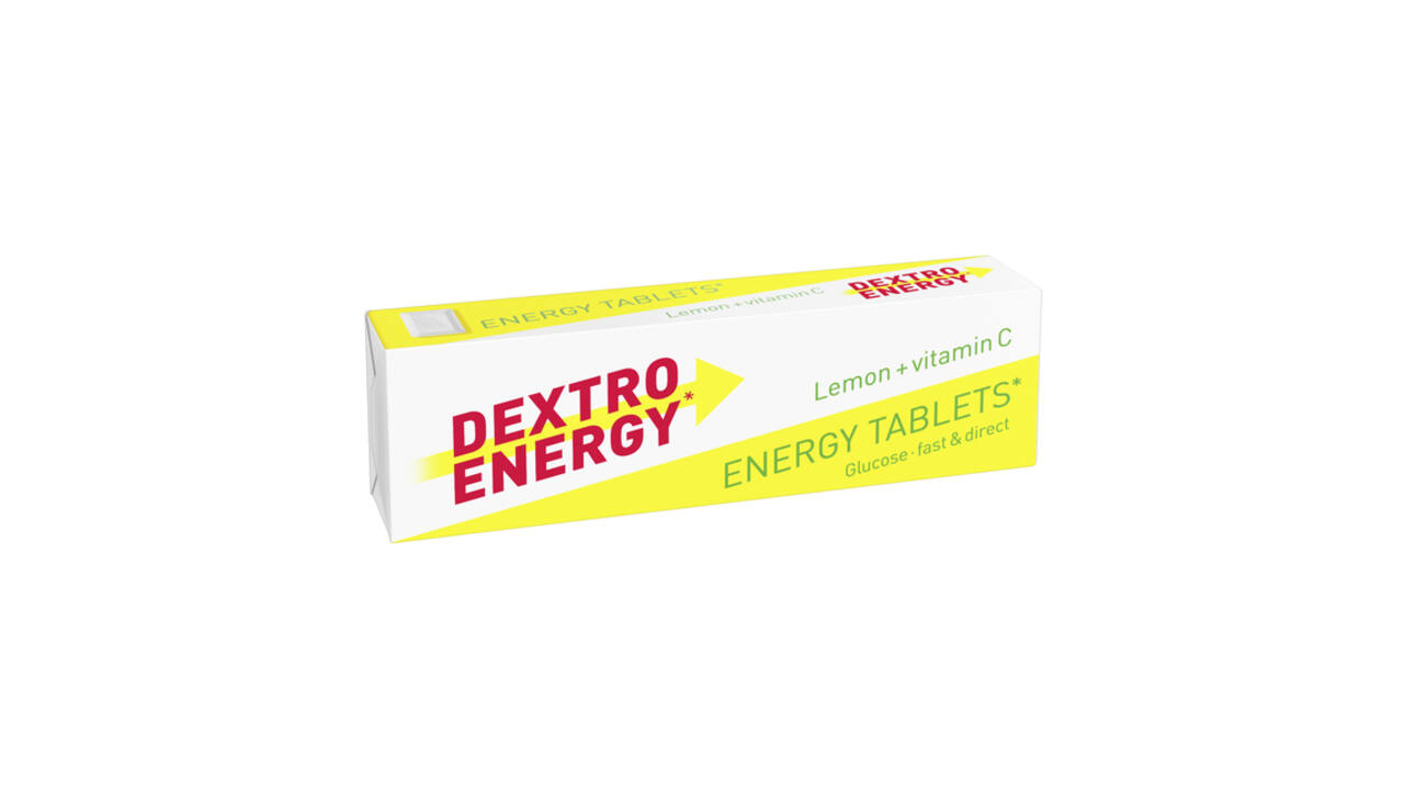 Energie tabletten Dextro Energy citroen pak 50 gram