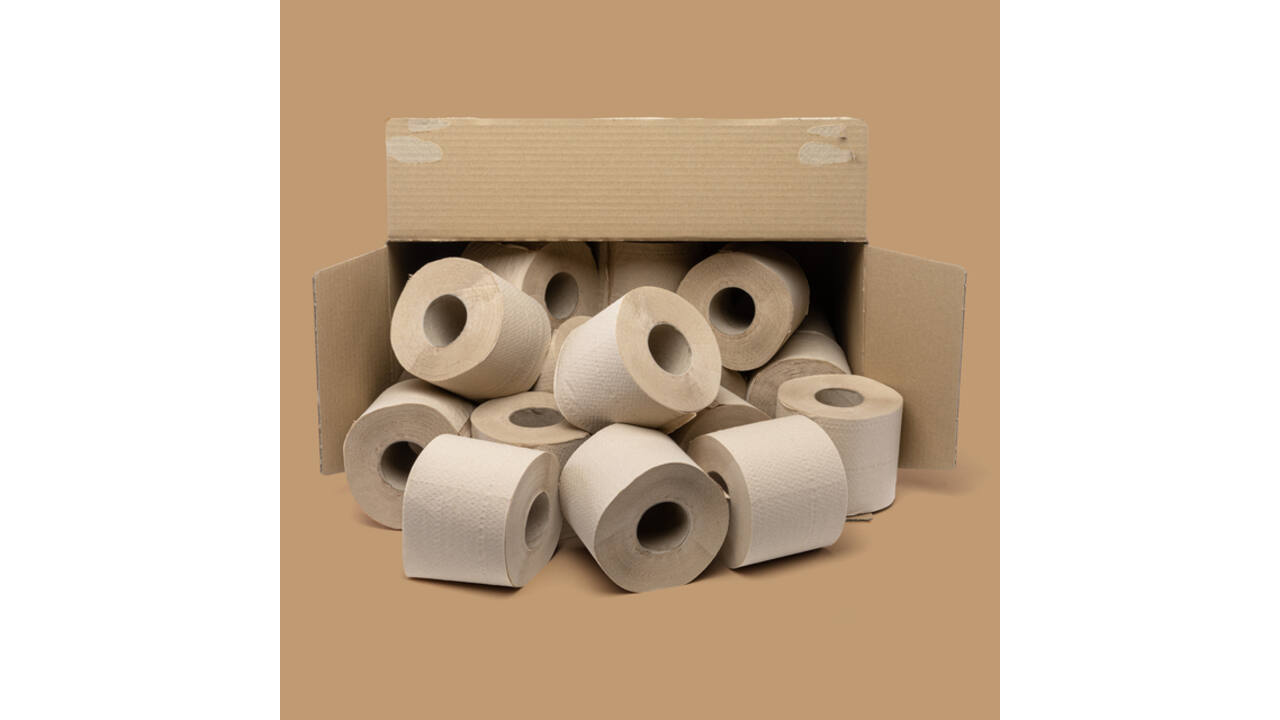 Toiletpapier The Good Roll The Panda Edition Naked bamboe 2-laags 24x300 vel naturel