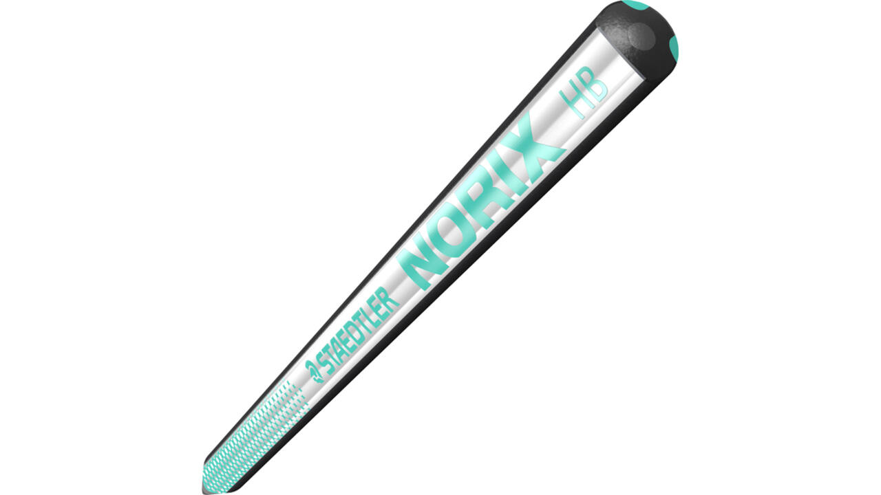 Potlood Staedtler Norix HB zwart-groen blister à 2 stuks