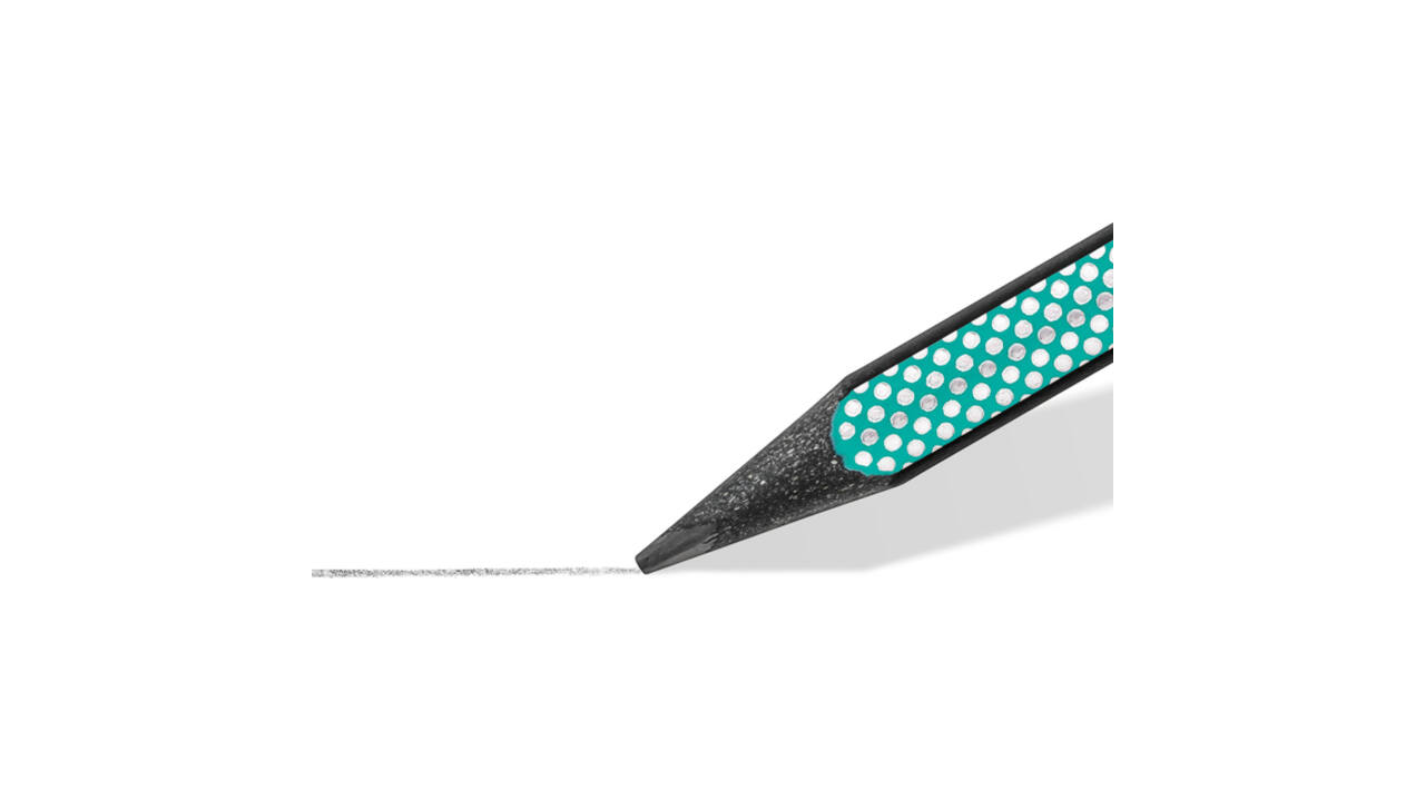Potlood Staedtler Norix HB assorti blister à 3 stuks