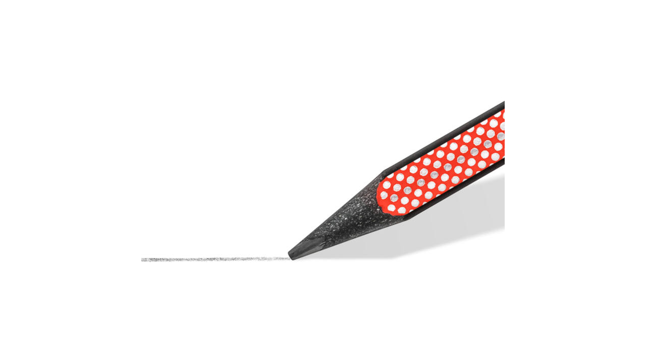 Potlood Staedtler Norix HB assorti blister à 3 stuks