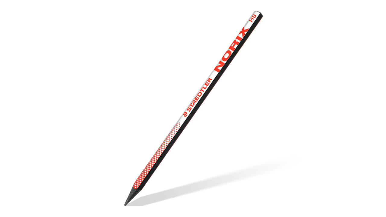 Potlood Staedtler Norix HB assorti blister à 3 stuks