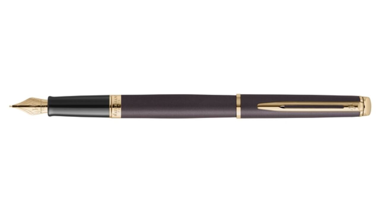 Vulpen Waterman Hémisphère Fashion Colors metallic black GT fijn