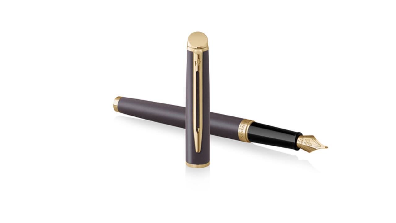 Vulpen Waterman Hémisphère Fashion Colors metallic black GT fijn