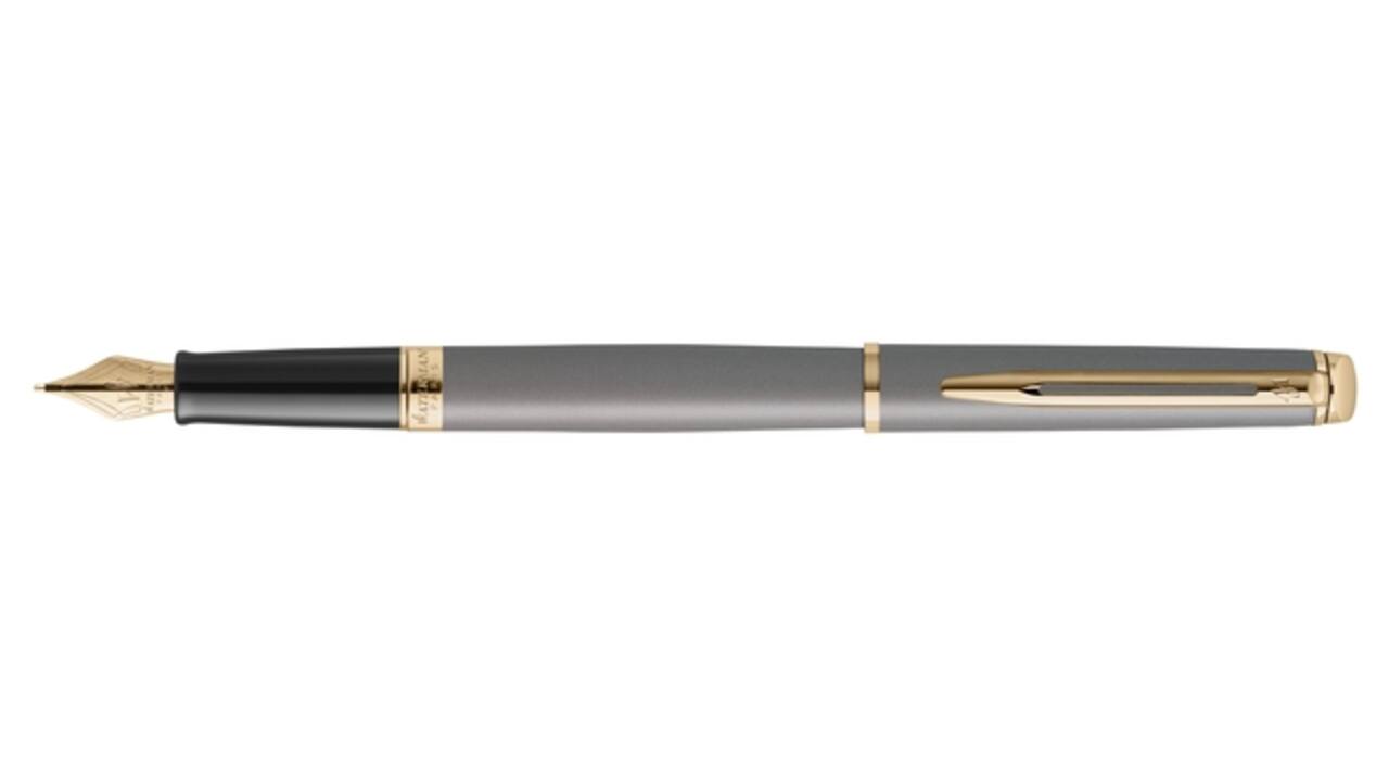 Vulpen Waterman Hémisphère Fashion Colors metallic grey GT fijn