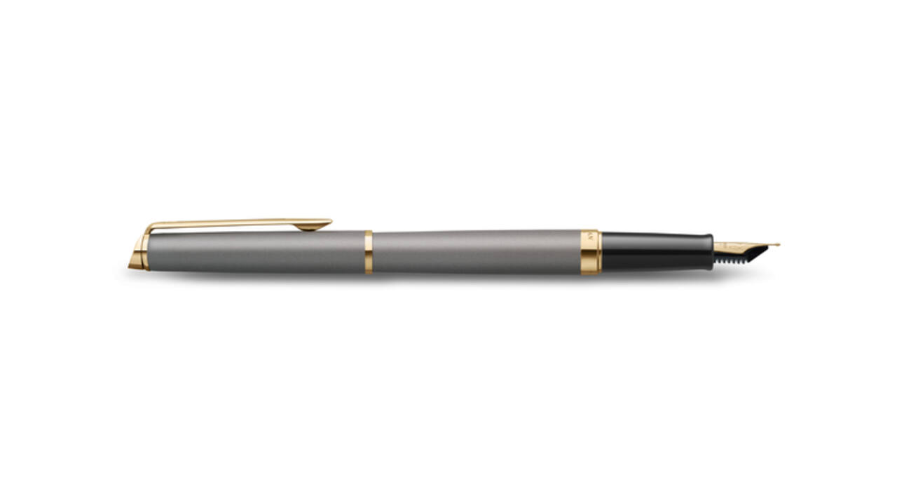 Vulpen Waterman Hémisphère Fashion Colors metallic grey GT fijn
