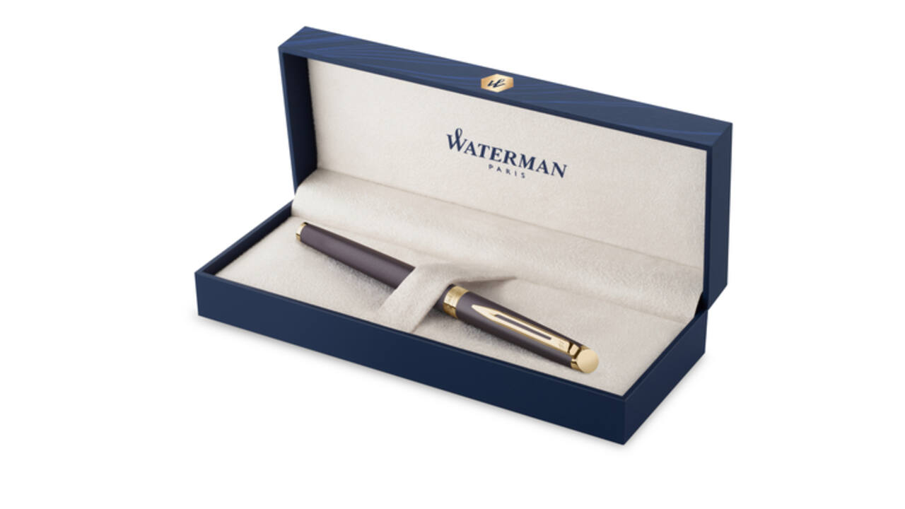 Rollerpen Waterman Hémisphère Fashion Colors metallic black GT fijn