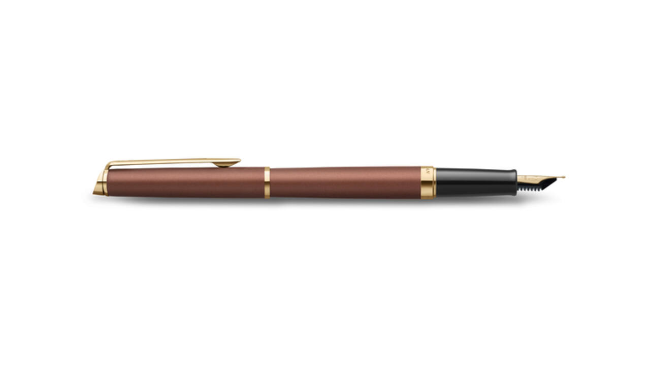 Vulpen Waterman Hémisphère Fashion Colors metallic copper GT fijn