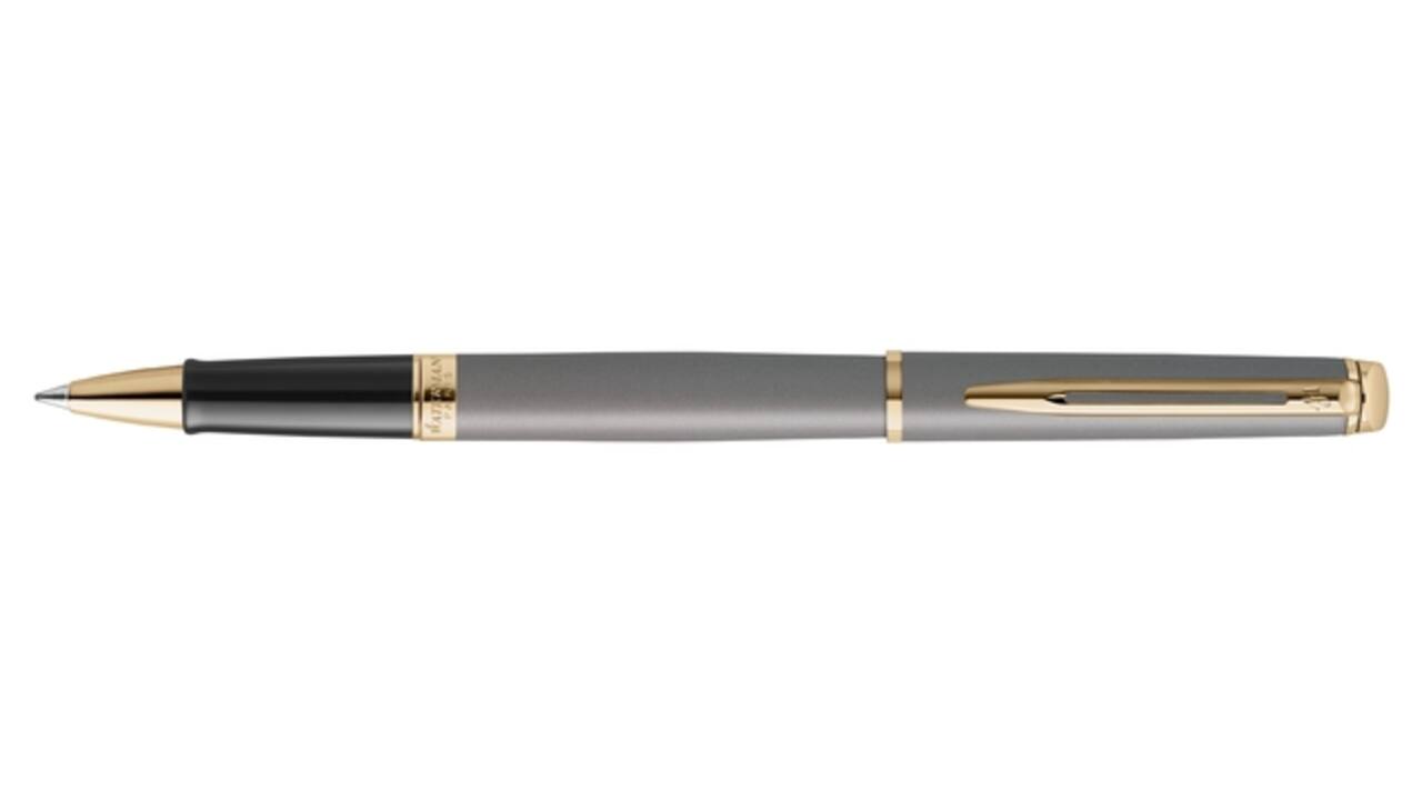 Rollerpen Waterman Hémisphère Fashion Colors metallic grey GT fijn