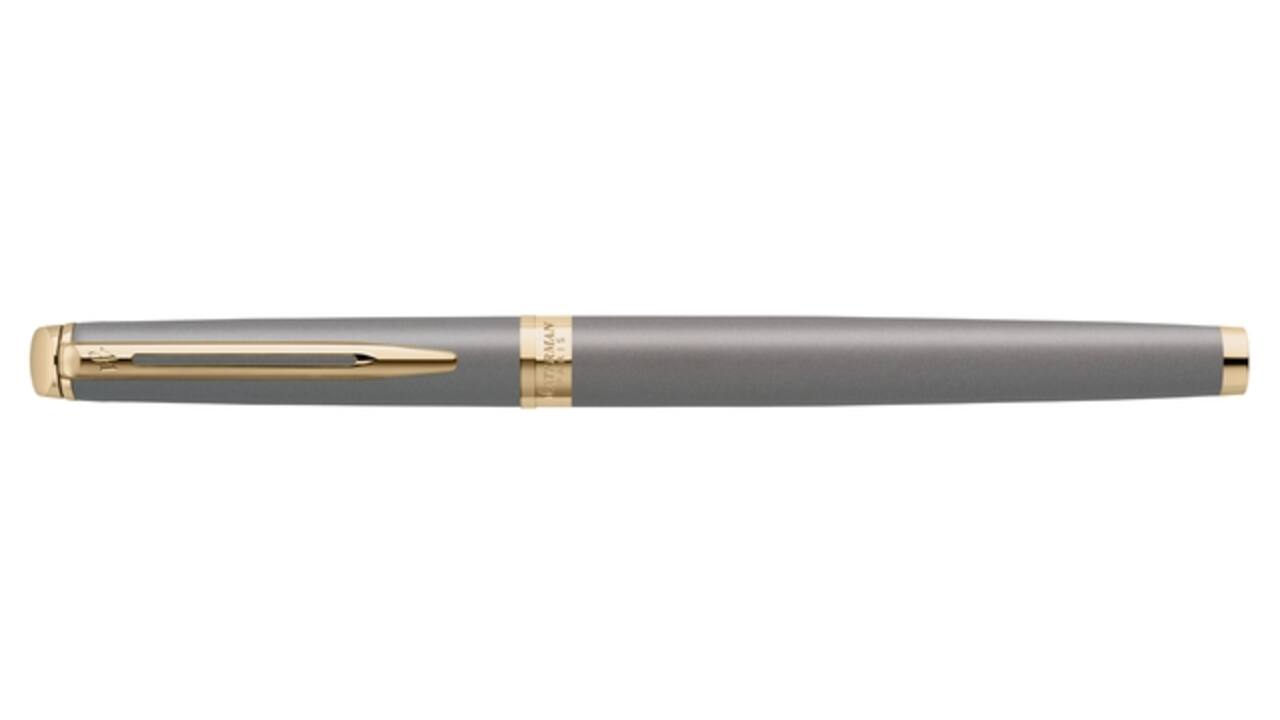 Rollerpen Waterman Hémisphère Fashion Colors metallic grey GT fijn