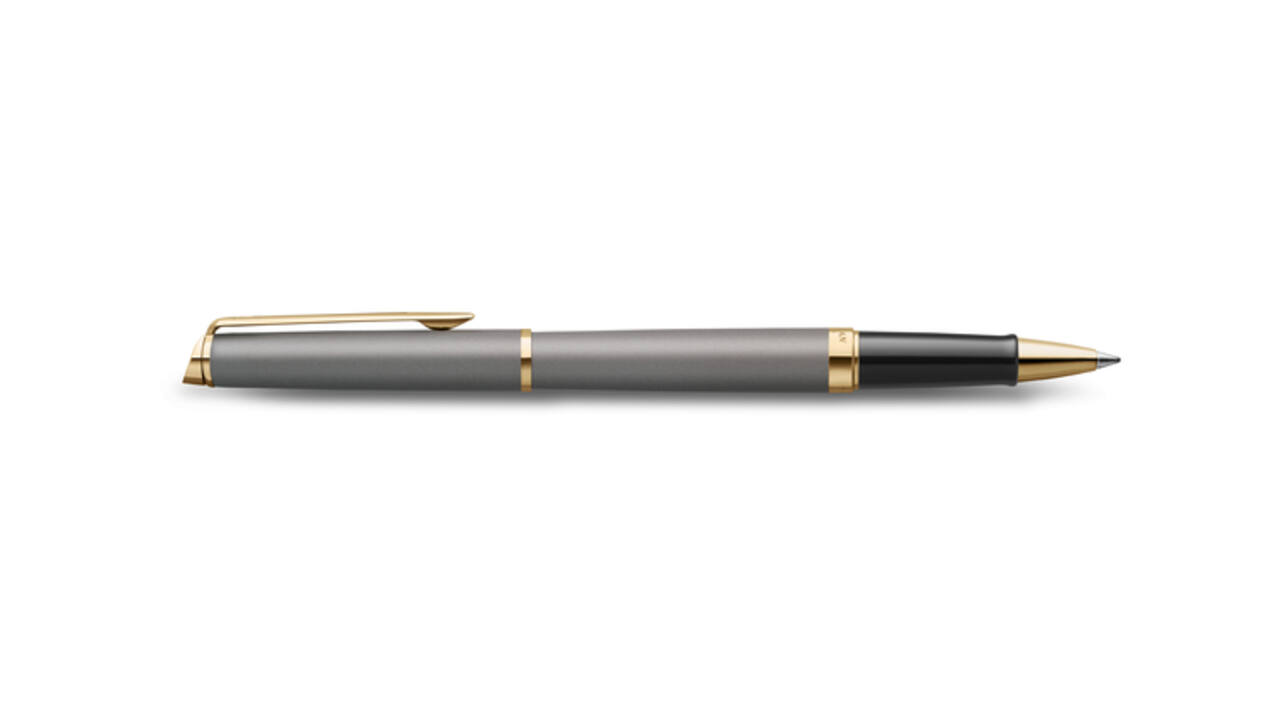 Rollerpen Waterman Hémisphère Fashion Colors metallic grey GT fijn