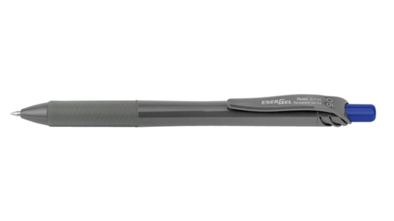 Gelschrijver Pentel BLP105 Energel permanent ultra fijn blauw