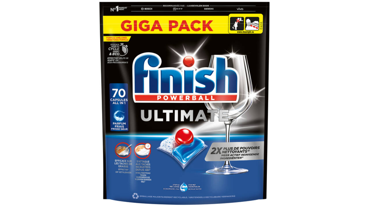 Vaatwastabletten Finish Ultimate Regular 70 stuks