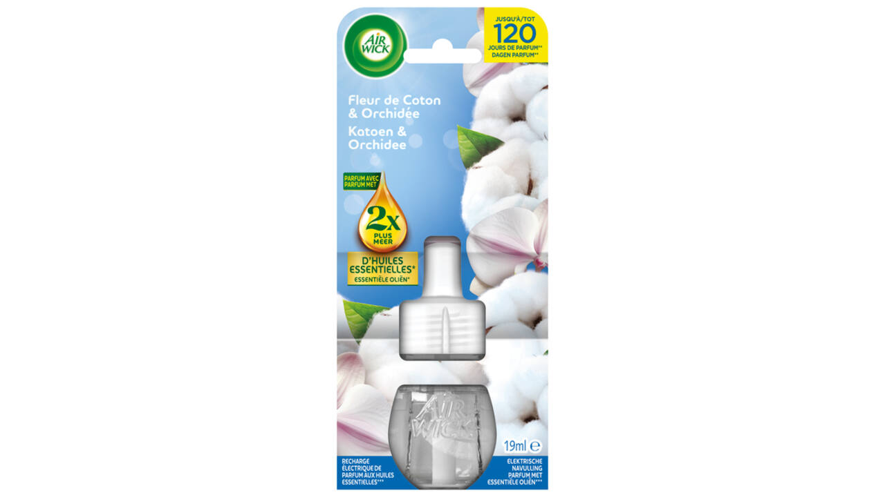 Luchtverfrisser AirWick Electrical Cotton flower refill 19ml