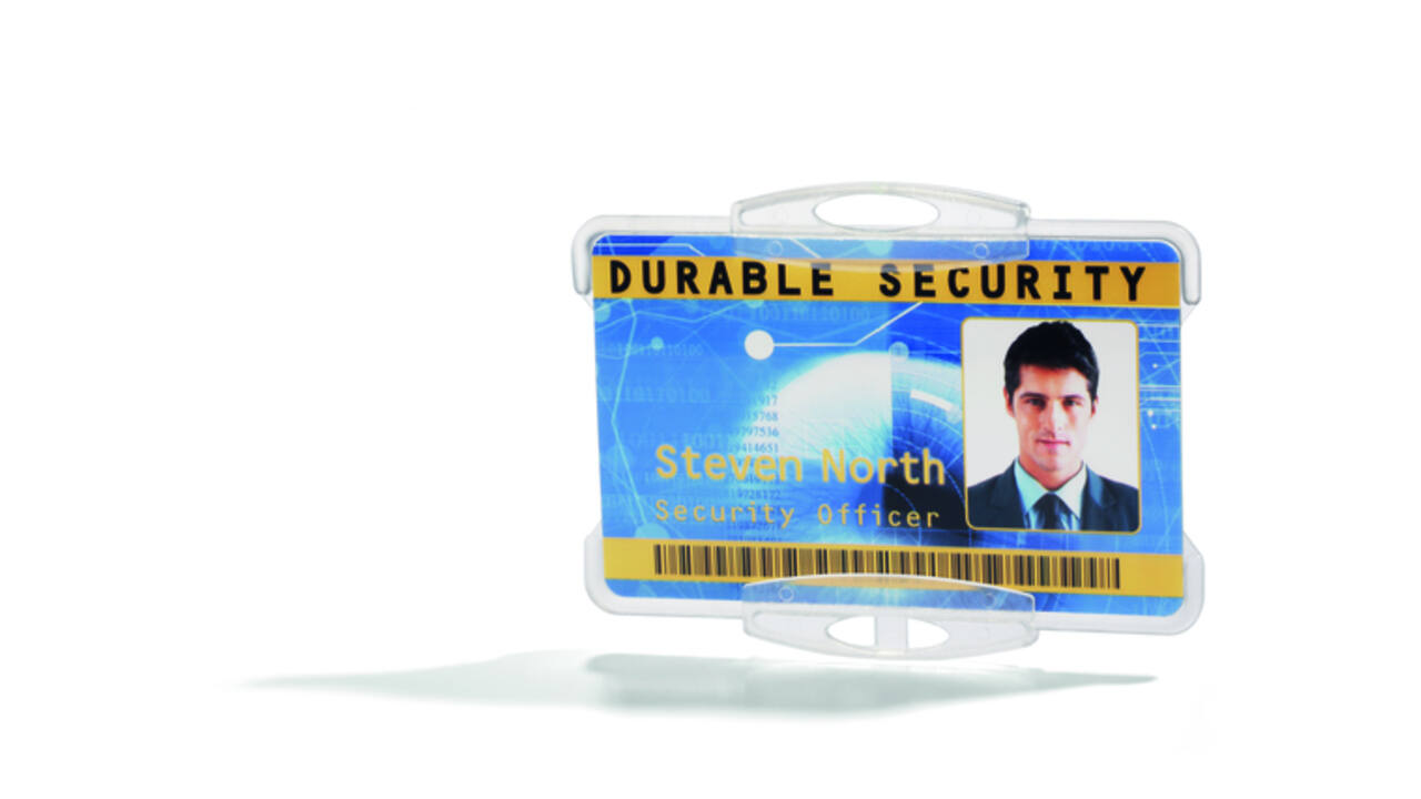 Badge Durable voor 1 kaart 10 stuks