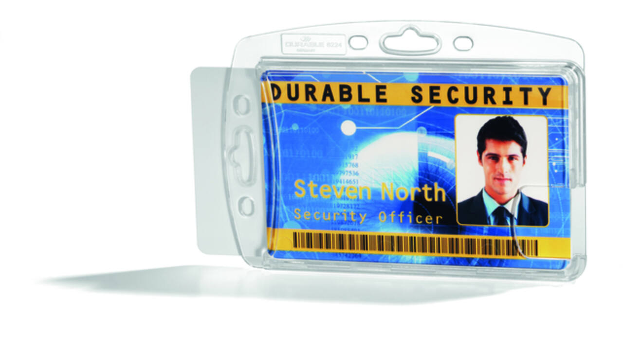 Badge Durable gesloten voor 2 kaarten 10 stuks