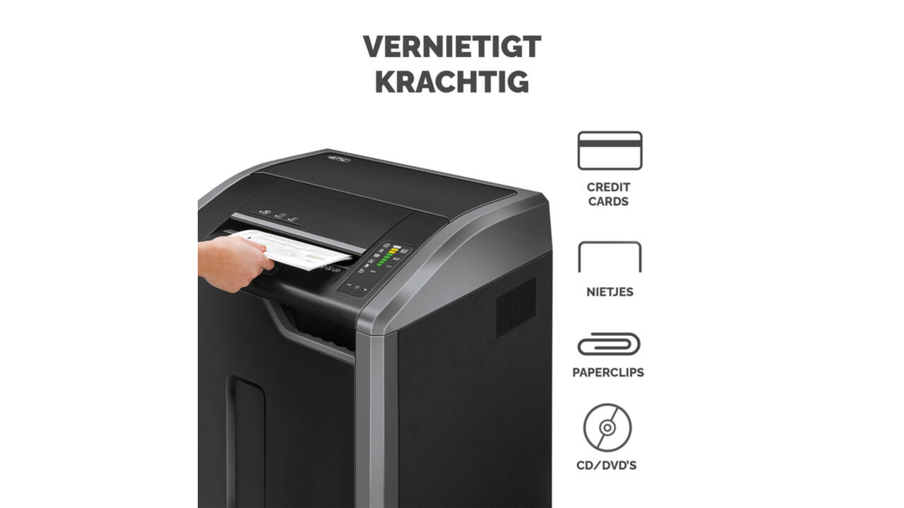 Papiervernietiger Fellowes Powershred 425I stroken 5,8mm