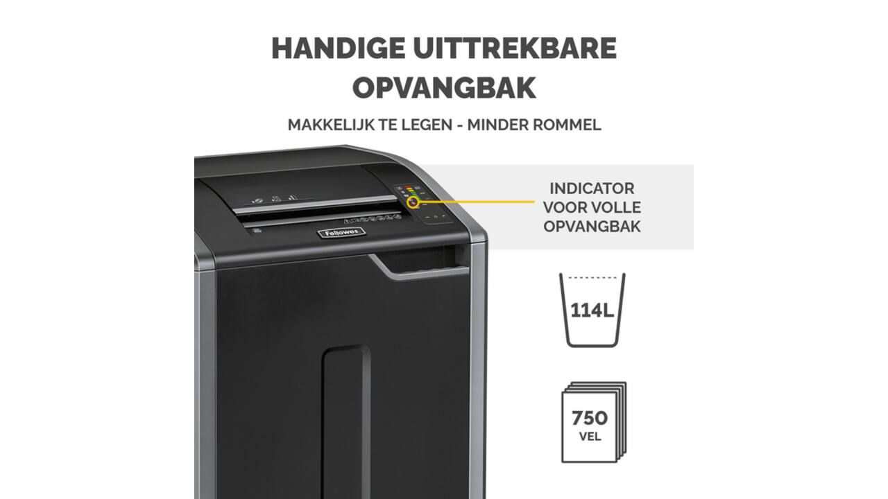 Papiervernietiger Fellowes Powershred 425I stroken 5,8mm