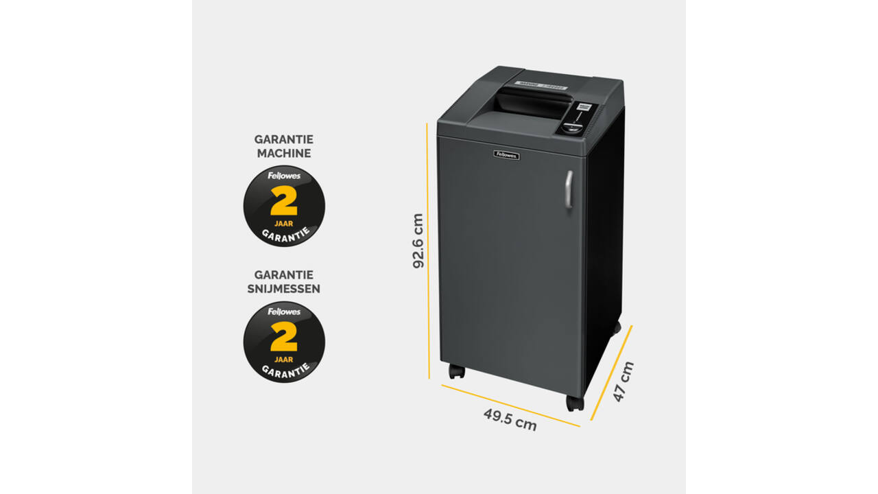 Papiervernietiger Fellowes Fortishred 3250HS snippers 0,8x5mm