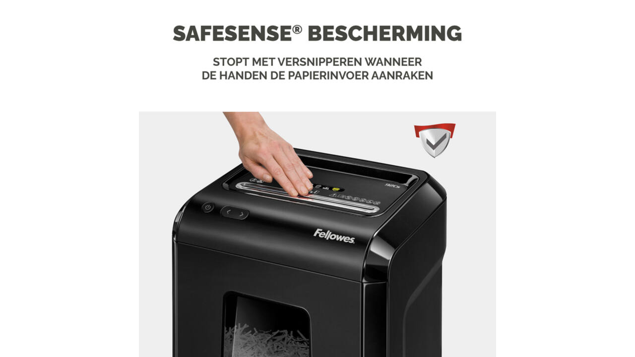 Papiervernietiger Fellowes Powershred 92CS snippers 4x38mm