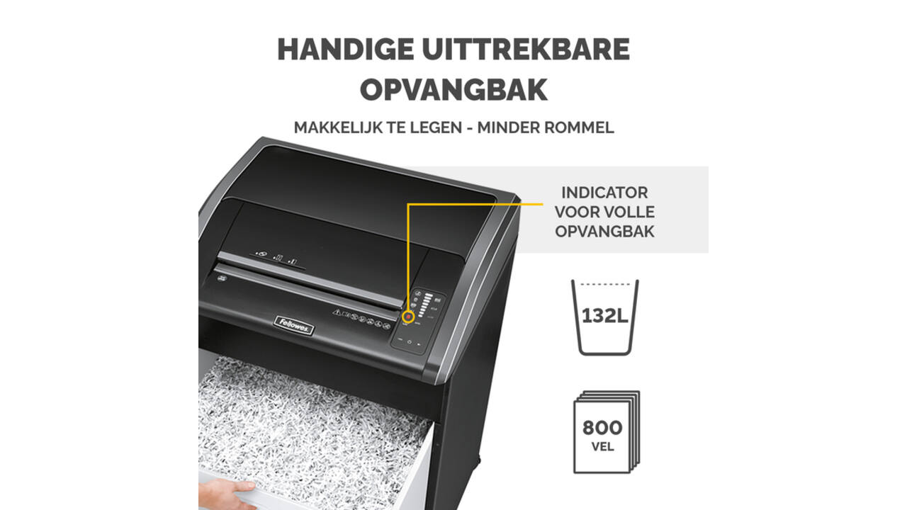 Papiervernietiger Fellowes Powershred 485I stroken 5,8mm