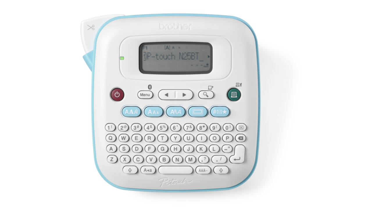 Labelprinter Brother P-touch Btag PT-N25BT desktop qwerty 12mm wit