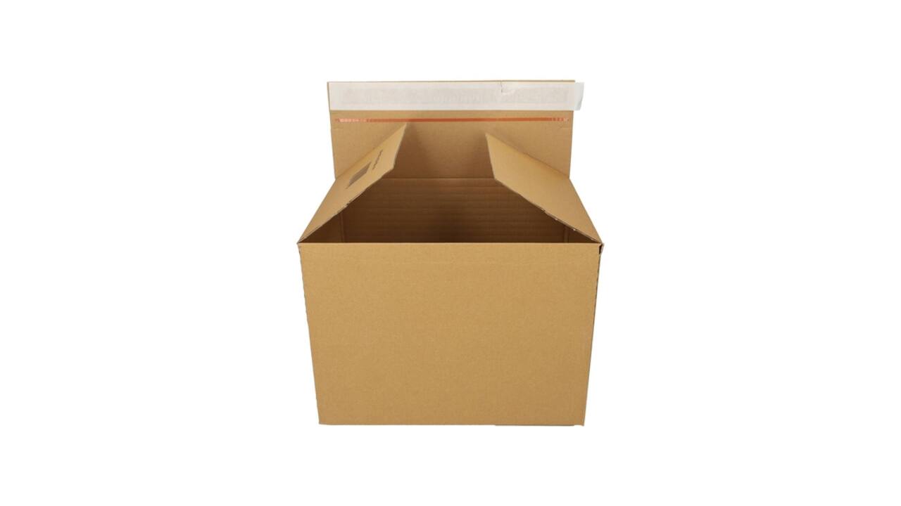 Quickbox IEZZY verstelbare hoogte 460x309x180-300mm B-golf bruin 10st