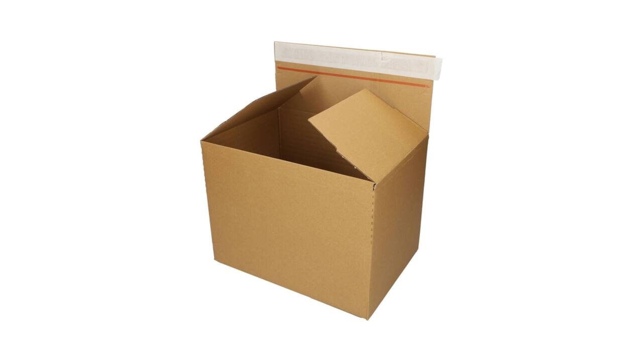 Quickbox IEZZY verstelbare hoogte 229x164x50-115mm B-golf bruin 10st