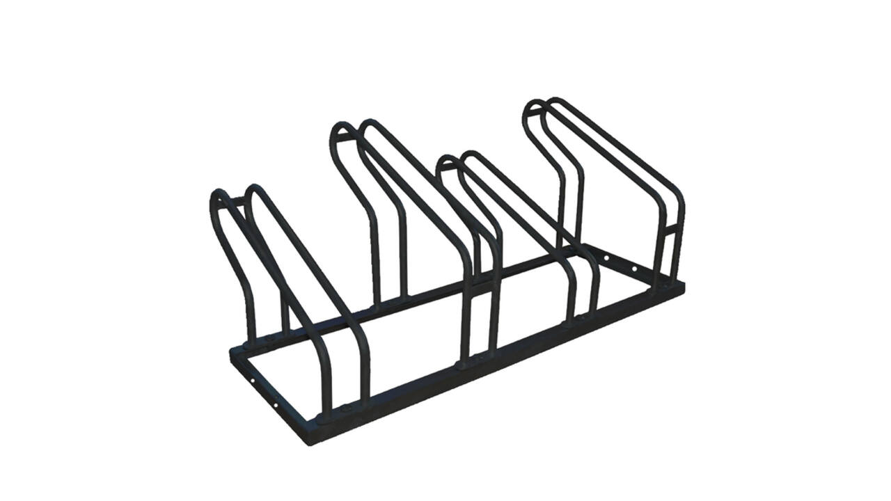 Fietsenrek BRASQ  4 fietsen BS400 zwart