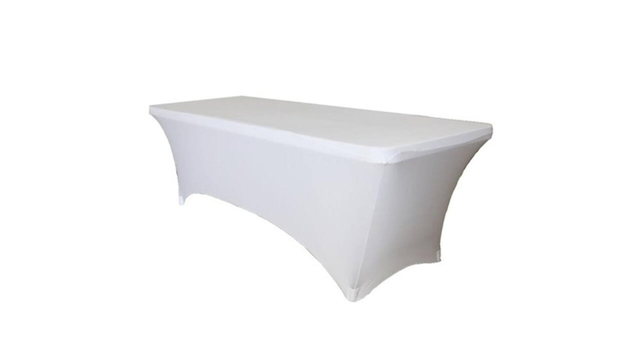 Tafelrok BRASQ 183x76x74cm wit