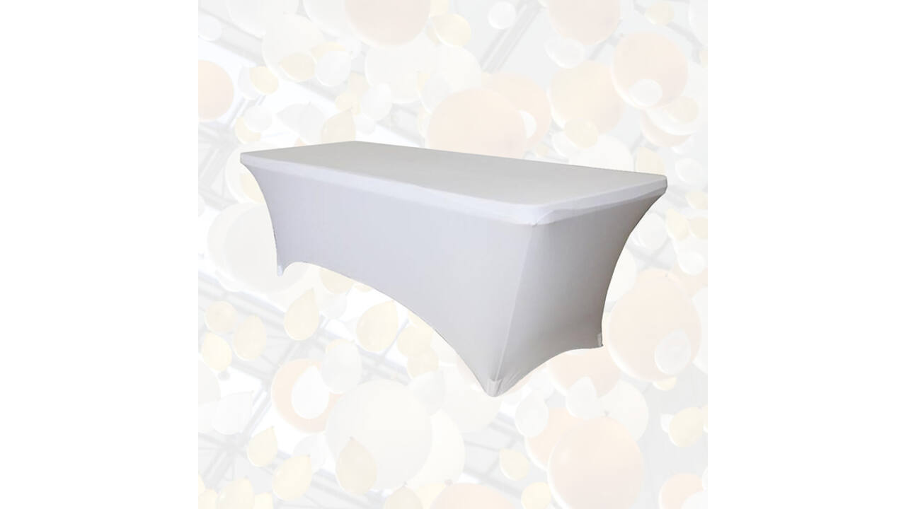Tafelrok BRASQ 183x76x74cm wit