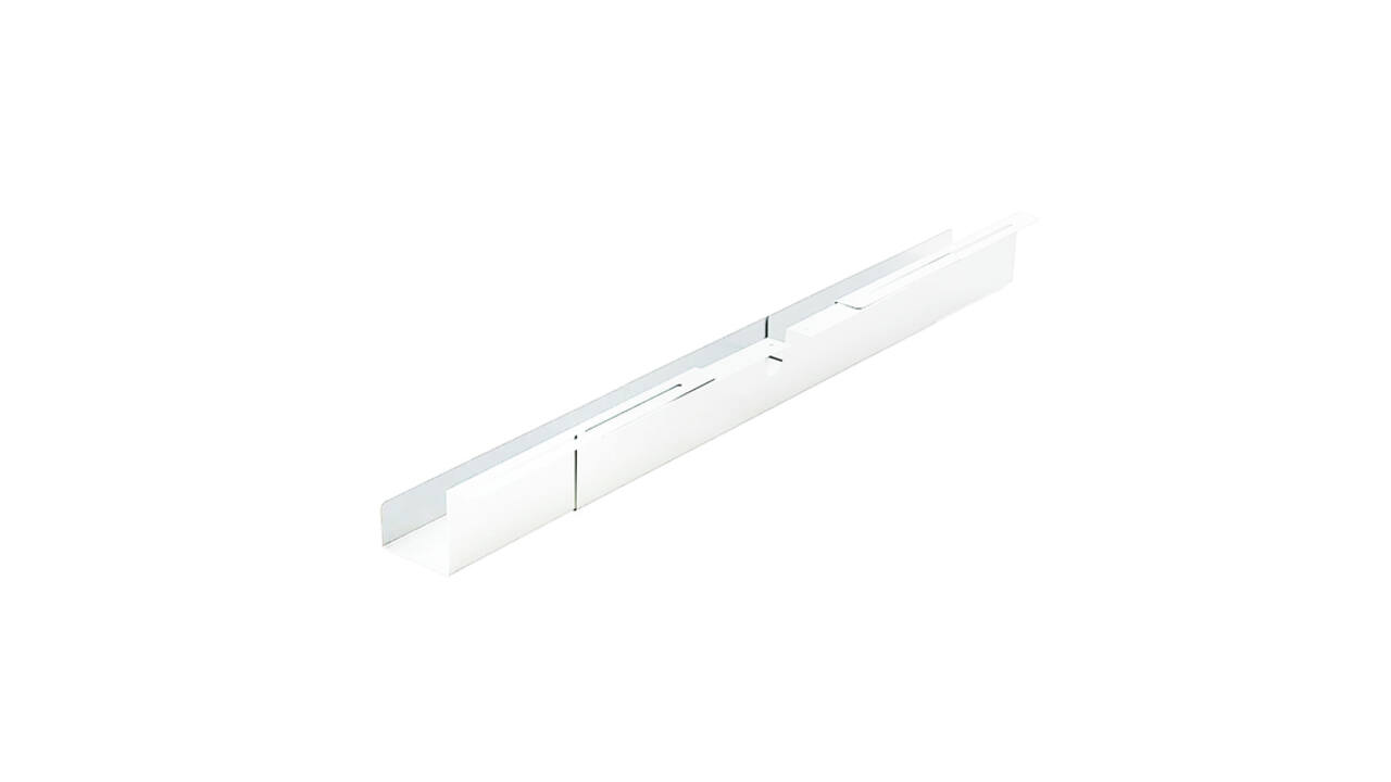 Kabelgoot BRASQ verstelbaar 75-150cm CT100 wit