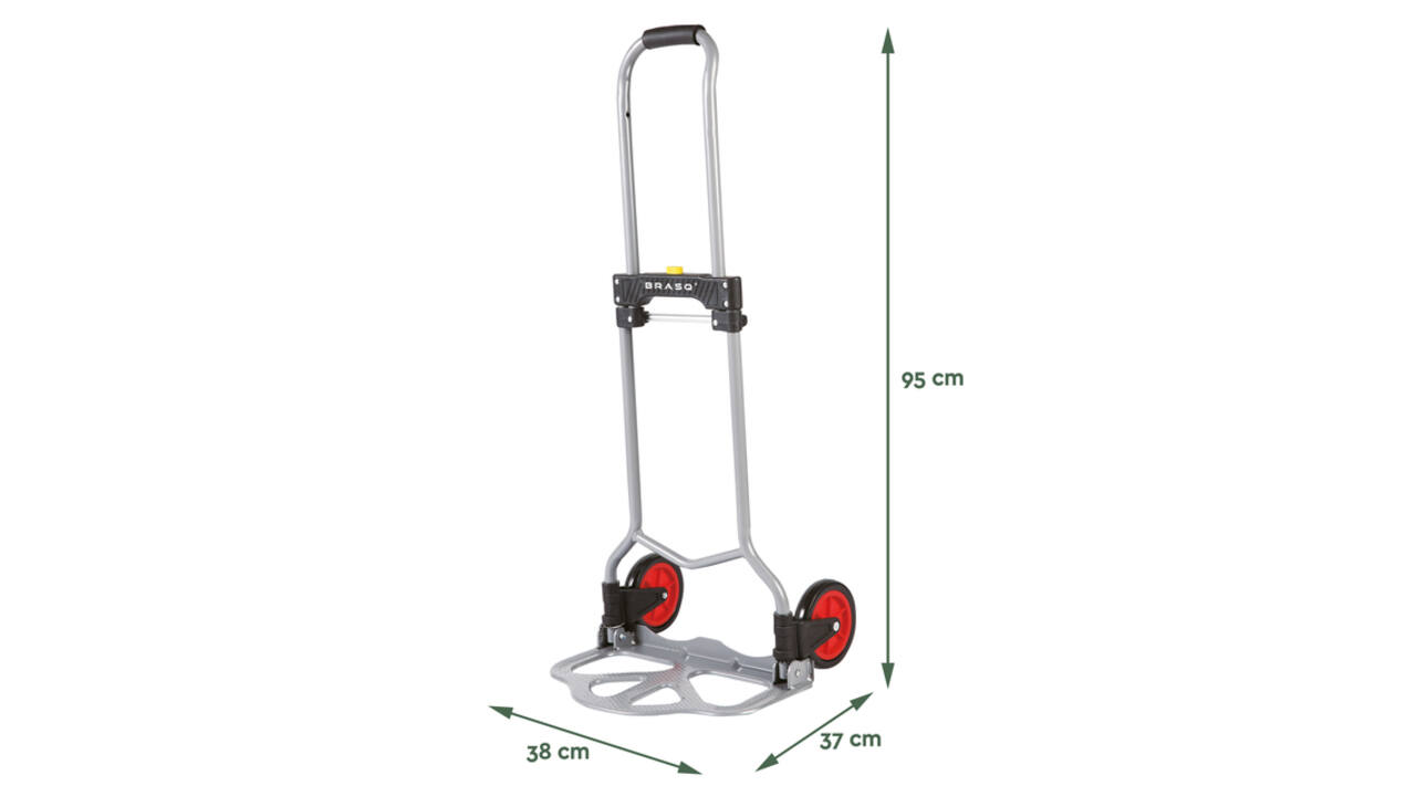 Steekwagen BRASQ Inklapbaar HT60 incl. bagagespin 60Kg