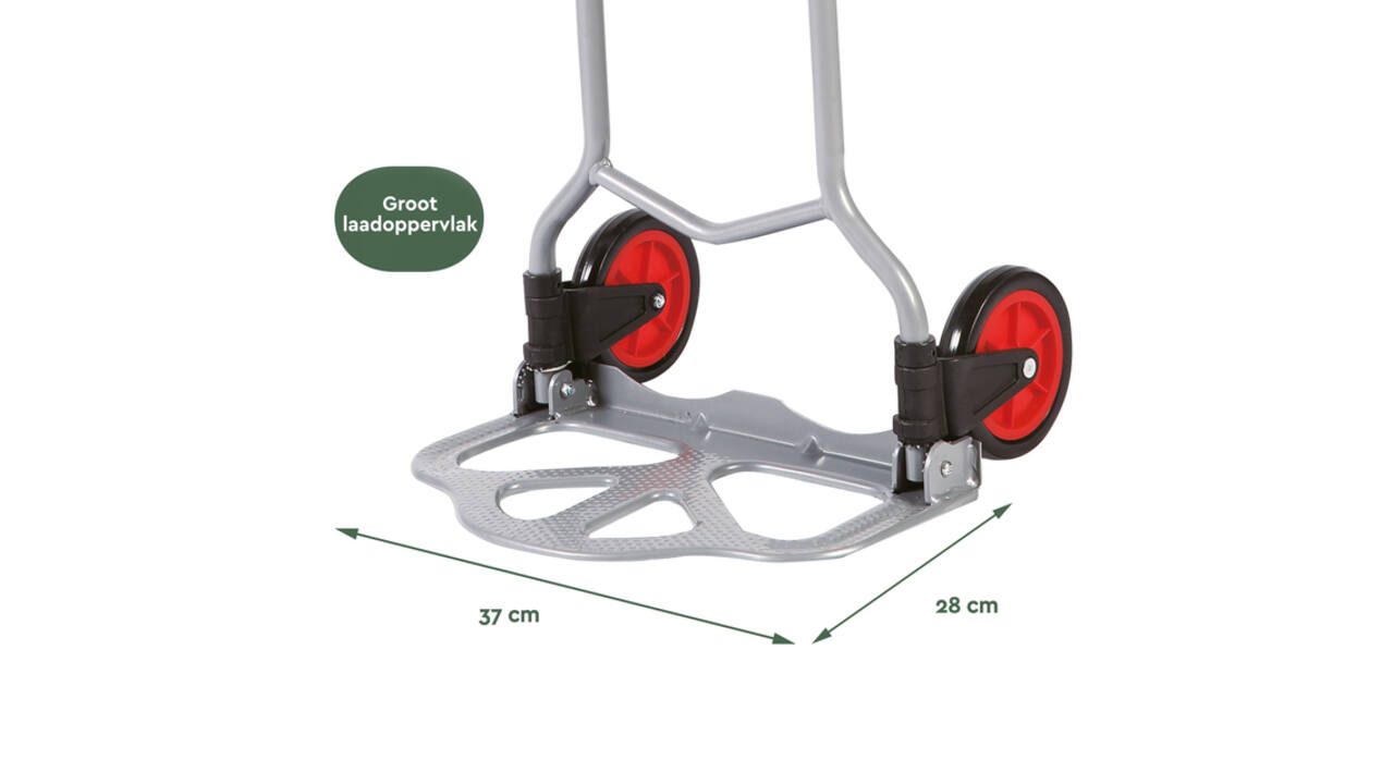 Steekwagen BRASQ Inklapbaar HT60 incl. bagagespin 60Kg
