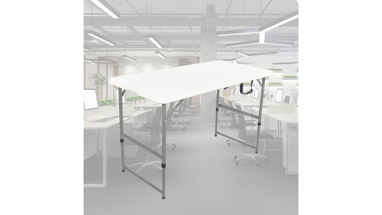 Vouwtafel BRASQ 120x60x74cm FC120 wit