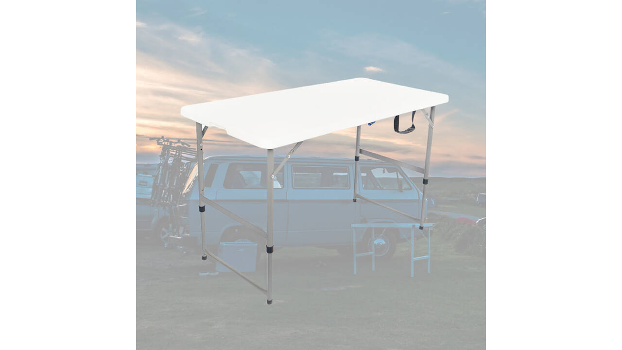 Vouwtafel BRASQ 120x60x74cm FC120 wit