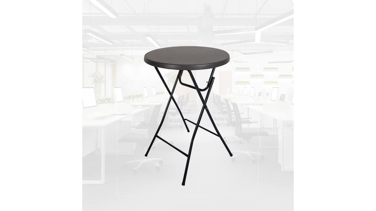 Statafel BRASQ 80cm BT100 zwart