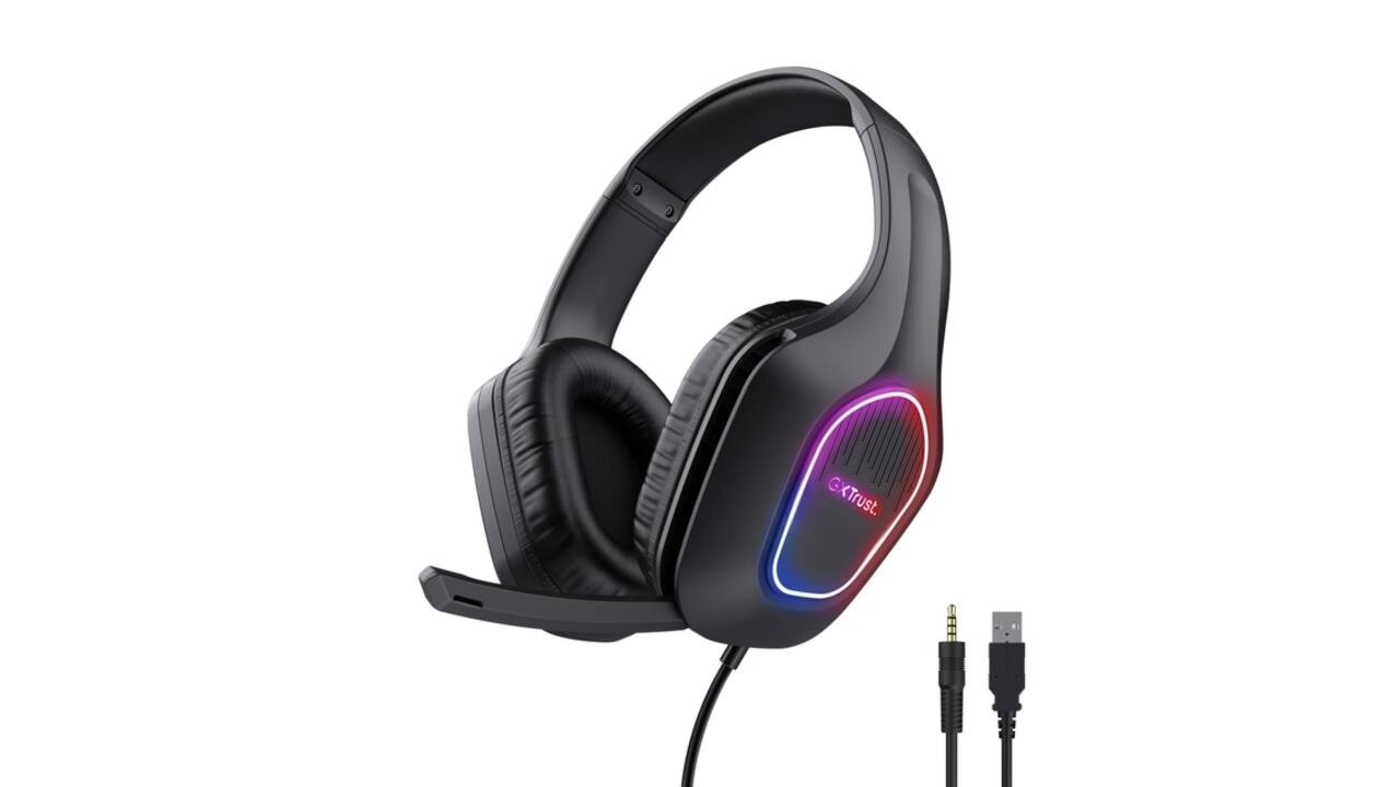Gaming Headset Trust GXT416 Zirox LED zwart