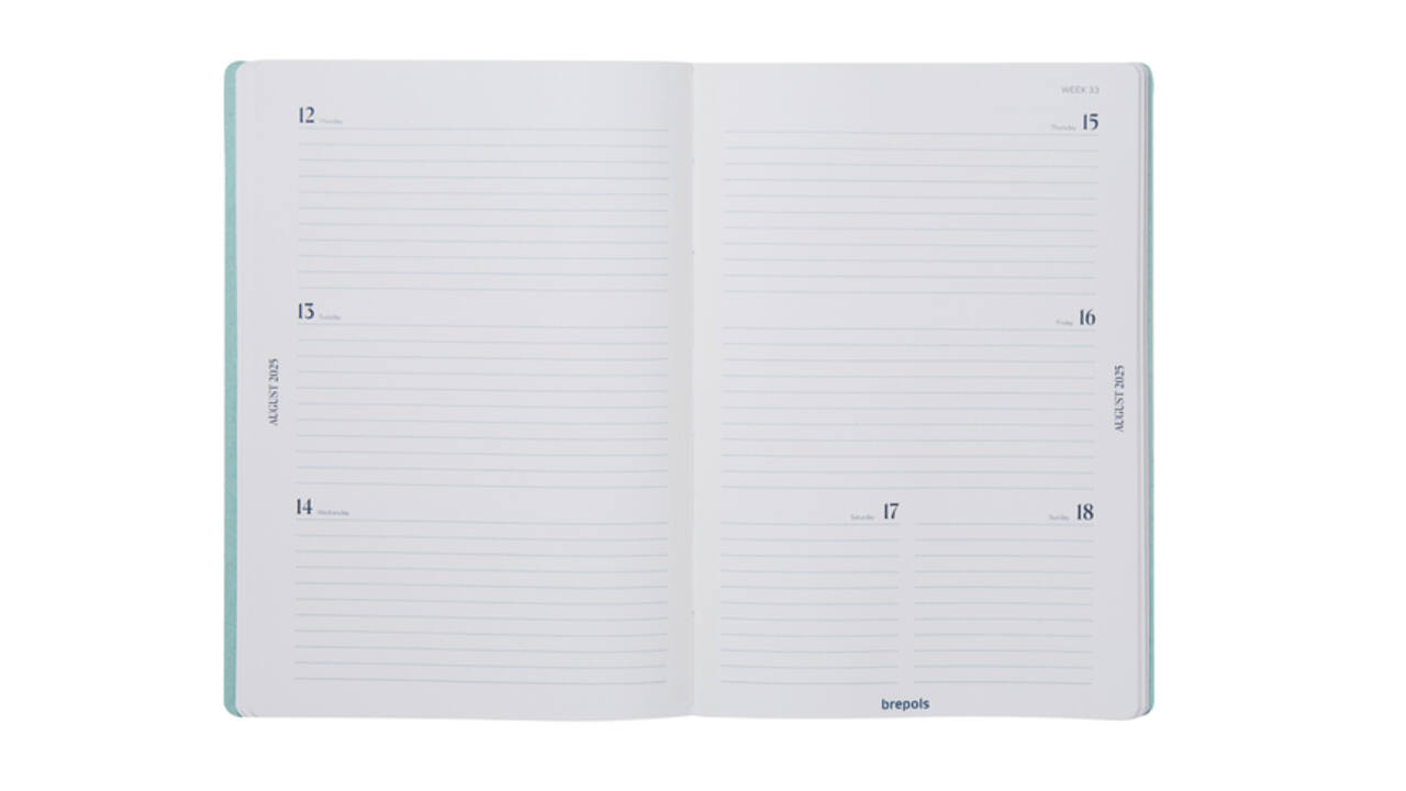 Agenda 2027 Brepols Essential Urban 7dagen/2pagina's Urban zwart