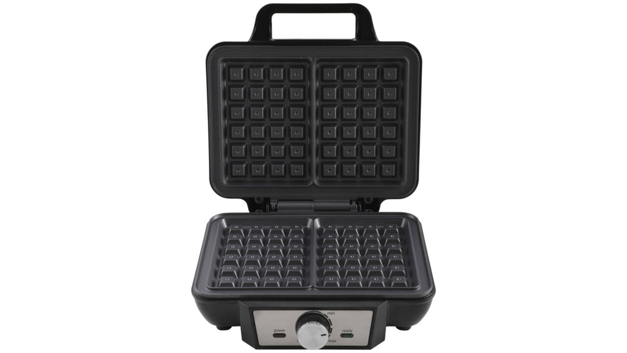 Wafelijzer  Tomado voor 2 wafels zwart