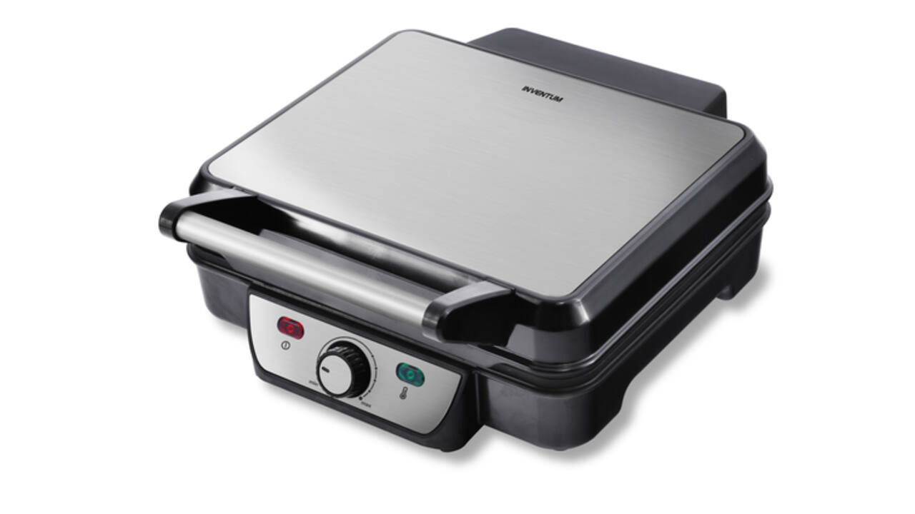 Contactgrill Inventum 1800 Watt zwart/RVS